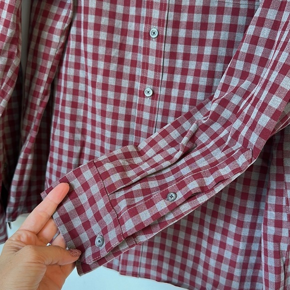 Mizzen + Main Shirt Size XXL City Flannel 2XL Long Sleeve Button Down Mens - Picture 3 of 5